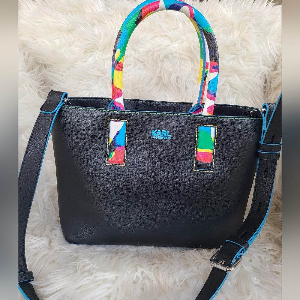 KARL LAGERFELD NEON K/KOCKTAIL SHOPPER - Black-Gorgeous Bag - Picture 3 of 12